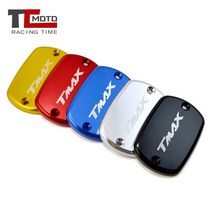 오토바이 액세서리 브레이크 액 탱크 캡 브레이크 펌프 커버 yamaha t-max 500 2004-2011 t max tmax 530 2012-2022 tmax560, bk, 1개