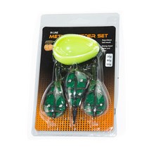 몰드 잉어 싱커 방식의 낚시 피더 미끼 루어 플라스틱 피더 액세서리, type1