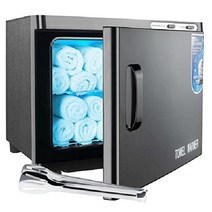TIANTIAN 핫 타월 워머 캐비닛 23L 대용량 스파, 검은색
