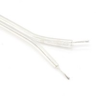 5m/10m/20m UL2468 2 핀 전선 주석 도금 구리 절연 PVC 연장 LED 스트립 케이블 16/18/20/22/24/26/28/30 게이지 AWG, [04] Clear-Clear, [06] 20AWG, [01] 5 Meters