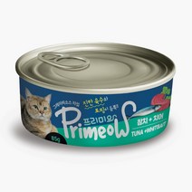 프리미요 고양이 습식 캔 85g, 48개, 참치 + 치어