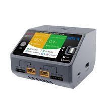 듀얼밸런스 충전기 SKYRC T100 리포인산철배터리, D6 pro 표준(내장 전원 공급 장치)-회색