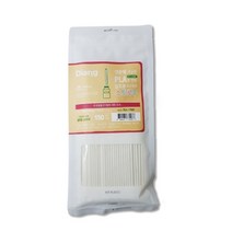 디앙 친환경 요구르트용 PLA 빨대 생분해 스트로우, 1개, 150개