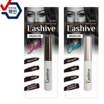 아이센스 속눈썹 접착제 풀 브러시타입 쌍꺼풀액 5ml, 블랙