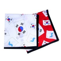 스카프/태극/손수건/M263/태극기/자전거/두건/붉은/스카프, M204-4 태극스카프