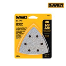 디월트 멀티 커터 날 삼각 샌딩 페이퍼 사포 페파 DWASPTRI, 1개