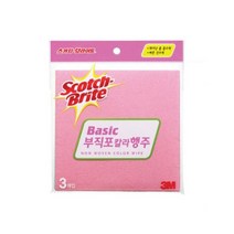 스카치브라이트 부직포 칼라 행주, 혼합 색상, 3매입 x 2개