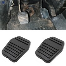 해외 포드 쿠거 포커스 용 2Pcs 브레이크 클러치 페달 패드 고무 케이스 Mondeo Turnier Scorpio Transit, One Color, One Size