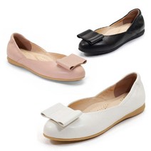 [SAERA][세라구두]여성 플랫슈즈 C21P406 흑색 분홍 아이보리 1CM