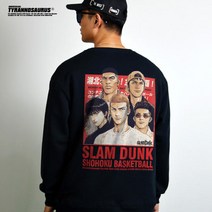 홈메이드 자체 제작 재팬 만화 슬램덩크 상북 맨투맨 긴소매 라운드넥 무거운 드롭숄더 남자 우먼 룩, 상품12