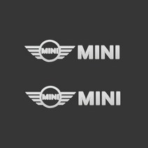 es) 자동차 금속 엠블럼 창 와이퍼 스티커 미니 쿠퍼 컨트리맨 클럽맨 F54 F56 F55 F60 R60 R61 용 반사 장식 데칼, [01] for MINI 2pcs