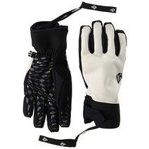 Volcom 남성용 Nyle 단열 파이프 및 파크 겨울 스노우보드 스키 장갑 블랙 S3, X-Large, Off White S3