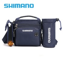 shimano 낚시 가방 28x18x9cm 다기능 야외 낚시 도구 방수 허리 멋진사냥꾼, 푸른