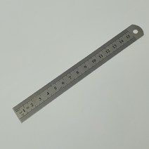 스틸 자 15cm 인치자 제도 양면 철