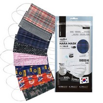 국산 비말차단 덴탈 마스크 ( 50매 ) 3중필터 사계절용 패션 컬러 고급 원단사용 대형, 01- 체크브라운 50매