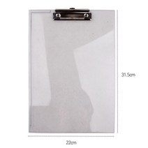 [모비딕컴퍼니] 보드 필기보드 클립판 메뉴판 바인더 종이클립보드 결제 결제보드 phiao, 잇★ 칼라 클립 A4 투명 파일 보드 서류판, [좋아요]