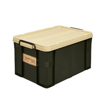 코멕스 다용도 캠핑 수납박스 60L, 밀리터리 그린, 1개