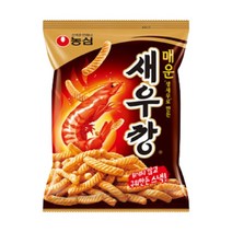 농심 매운새우깡, 8개, 90g