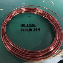 0.13mm - 1.25mm 에나멜 구리 와이어 자석 권선 코일 케이블 무게 100g, OD 1mm 14m_CHINA