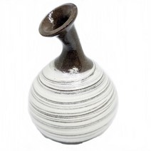 예조 미니옹기 옹기 항아리 도예 옹기수반 단지 수반 옹기항아리 공방 도자기, 나팔수반, 1개