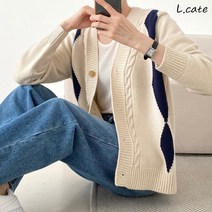 [엘케이트] 여성 가디건 LNST054 여자 니트 모던 아우터