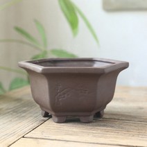 수제토분 블루베리 마늘 대형 화분 오리지널 빈티지 검은 도자기 흙 굽기 세라믹 공예, 11x6.5cm