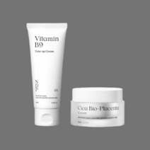 내추럴더마 프로젝트 비타민 B9 톤업 미백크림 65ml+시카 바이오플라센타 크림 50ml, 톤업 크림+시카 바이오플라센타 크림