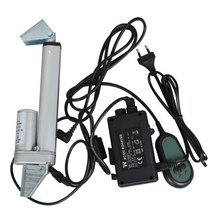전동 실린더 모터 전기 엑츄레이터 엑추에이터 가이드 소형 스트로크 DC 12V 24V 감속기 유압 웜, 10mm 풀 세트