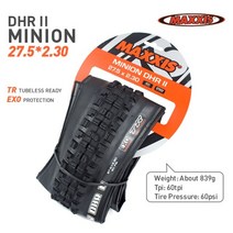 1pc MAXXIS 튜브리스 레디 EXO TR 27.5 2.3 2.4 2.5 2.6 자전거 타이어 29 2.4 2.5 2.6 DH 산악 자전거 접는 타이어 DHF, DHF 27.5x2.5 3c 엑소