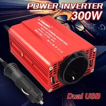 차량용컨버터 300w car power converter dc 12v to ac 110v 220v dual usb car adapter converter 자동 충전기 수정 eu, 12v 220v 유럽 연합