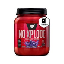 BSN N.O. XPLODE 프리 워크아웃 파우더 포도맛 60회 분, 60인분(1팩), 포도
