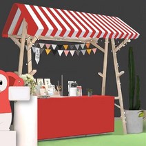 플리마켓 매대 부스 진열대 가판대 행사 판매대 행사용, 화이트 150x60x200cm 고정식