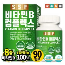 순수식품 비타민B 콤플렉스 비타민비 8종 90정(3개월분), 선택완료, 단품없음