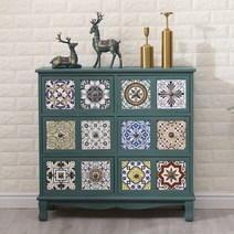 자개장농 자개장 약장서랍장 원목 약장 문갑 빈티지거실장 고가구, 전체 의상, 그린 9-그리드