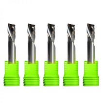 1Pcs AAA SHK 3.175/4/5/6mm 단일 플루트 다운 컷 왼쪽 나선형 라우터 비트 CNC 엔드밀 카바이드 밀링 커터, 6x42x70