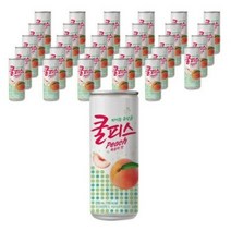 쿨피스 복숭아맛, 230ml, 8개
