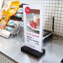 피부샵메뉴판 아크릴꽃이 아크릴메뉴판