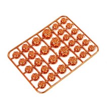 30 개/대 오토바이 스크류 캡 커버 바디 장식 엔진 너트 볼트 야마하 가와사키 혼다 자동차 자전거 액세서리, Orange-2