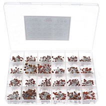 슈퍼캐패시터 카파시터 커패시터 24valuebox 세라믹 구색 키트 2pf-0.1uf 50v 세라믹 세트 22pf 47pf 100nf 104 전자 팩, 없음
