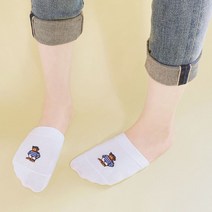 삭스팡 남녀 빠삐푸우 토우캡/하프삭스 양말 10켤레