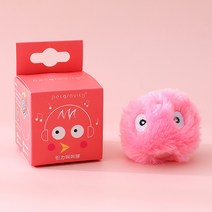 펫스윗홈 고양이 공 장난감공 혼자노는 장난감 분리불안 장난감 소리나는 캣닢공, 빨강(새)