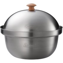 콜맨 휴대용 원형 냄비형 스모커 훈연 캠핑 그릴 스팀