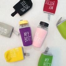[이거찜] 보틀물병 파우치 물병주머니 텀블러 물통케이스, 마이보틀물병파우치 진녹색