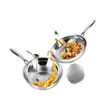 퀸센스 퀸센스 통3중 IH 스텐 엠보 궁중팬 28cm, 단일옵션