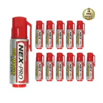 라이브잇 문화연필 오일매직, 빨강, 132개입