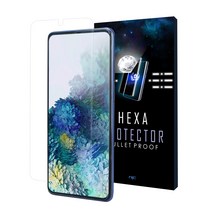 헥사 프로텍터 강화유리층 PET 우레탄 곡면 풀커버 [고투명2매+지문방지2매] or 방탄3매 or 지문방지3매 액정보호필름 중 택1, 방탄필름 3매, 갤럭시 S8