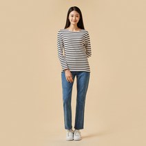 [JAJU/자주] 여 스트레이트 데님 팬츠_블루