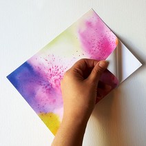 그림 다꾸 스티커 다이어리 꾸미기 스티커 취미생활 스티커 수채화 스티커 painting 스티커 스티커아트 전지형 5장