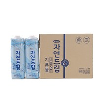 자연드림 솔트로드 종이팩생수 JUST기픈물, 1000ml, 12개