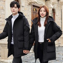 오리인형 안고자는인형 오리바디필로우 거위겨울용 남성 화이트 덕 다운 코트 여성용 패션 방풍 패딩 후, 01 Black_01 M 46-53kg